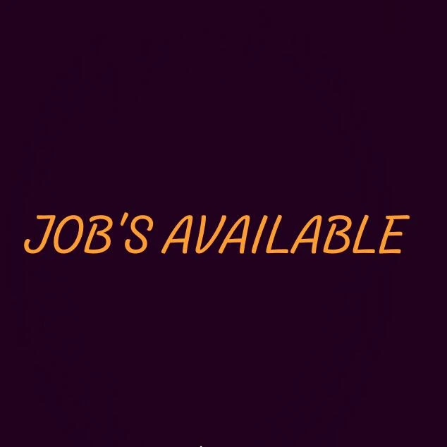 Job's available